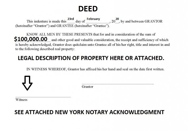 Make Sure Your Deed Has the Legal Description of the Property